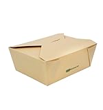 MATERIAL: Fabricadas en cartón de bambú kraft natural, ecológico y seguro para el contacto alimentario. Biodegradable y compostable.