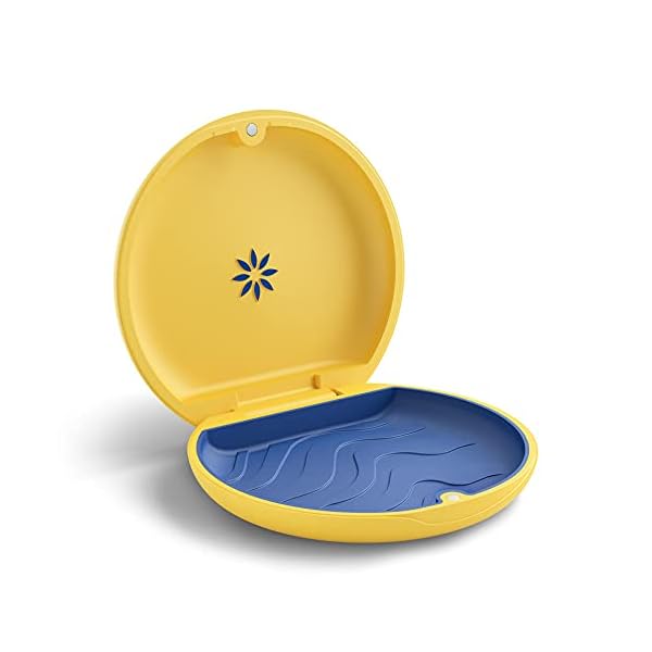 Invisalign Aligner and Retainer Case, Yellow Retainer Holder… Otoory