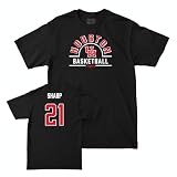 NIL Store Emanuel Sharp Houston Men's Basketball Black Arch Tee