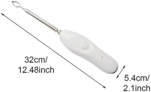 Vegetable Corer - Cordless Electric Zucchini Corer with Stainless Steel Cutter - Rechargeable Fruit Digging Tool for Easy Core Removal and Scraping