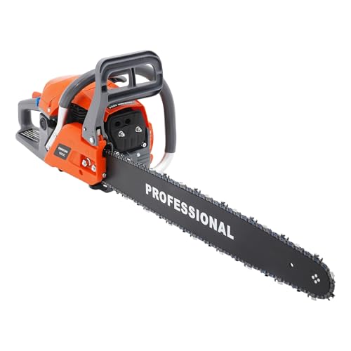 Gas Chainsaw, 22' 60cc Handheld Cordless Petrol...