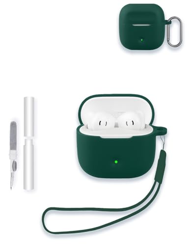 Baseus Bass TWS1�p�P�[�X�AWUNIAK�\�t�g�V���R���ی�|�[�^�u���X�N���b�`�ϏՌ��V�F���A�N���[�i�[�L�b�g&�J���r�i&�X�g���b�v�t���ABaseus Bass TWS1�p�A�O���[��