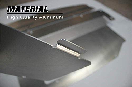 image for ELITEWILL Silver Aluminum Front Lower Engine Splash Shield Guard Under