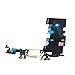 MEEFIX Dock Connector Charging Port Flex Cable Assembly with Microphone for iPhone SE 2020 (White)