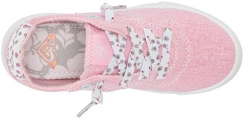 Roxy Girls Sneaker, Pink, 12 M US | Image 4