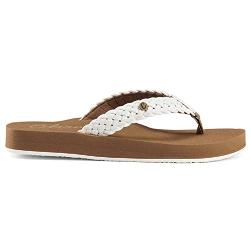 Cobian Women’s Summer Active Comfort Thick Top Sole Thong Braided Bounce Flip-Flops2
