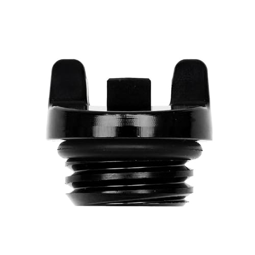 Bouchon de remplissage d'huile moteur noir en aluminium pour moto cross SX EXC 250 350