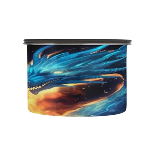 Envase para café de acero inoxidable 500ml ATTX azul