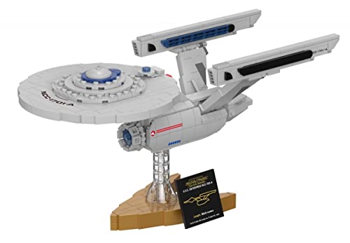 BlueBrixx Pro 104180 - Star Trek USS Enterprise NCC-1701-A aus Klemmbausteinen mit 536 Bauelementen. Kompatibel mit lego. Lieferung in Originalverpackung Cover