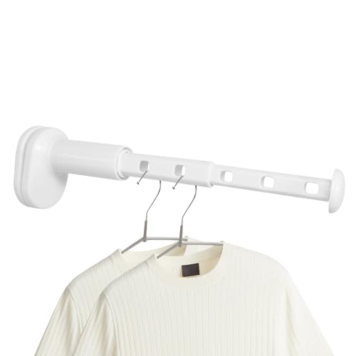 prota Reise Wäscheständer Klein Tragbar, Wäscheständer Mini Wäschetrockner Wandtrockner Ausziehbar, Wandtrockner Ausziehbar mit 5 Löchern für Mehrere Szenarien Reisen Unterbringung Camping