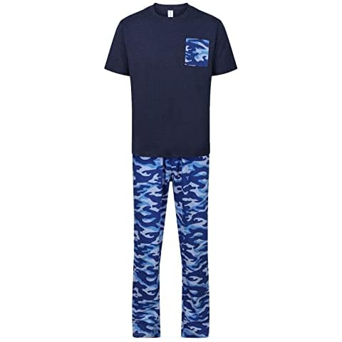 North East Men's Blue Camo Pyjama Set Cover