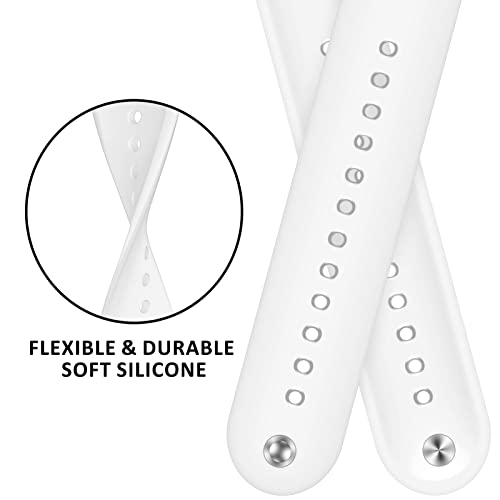 Sport Bands For Apple Watch Band 45Mm 44Mm 40Mm 41Mm Iwatch Bands 42Mm 38Mm Women/Men,Soft Silicone Correa Wristband Strap For Apple Watch Ultra Band 49Mm Series 8 7 6 5 4 3 Se 38 42 45 41 44 40 Mm #TOP2