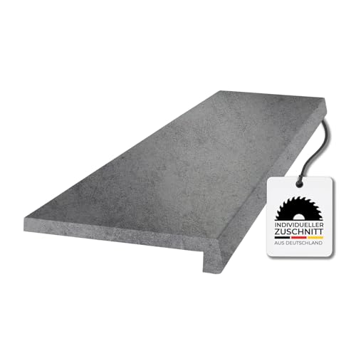 HausFux Fuxalit Innenfensterbank Beton – Zuschnitt auf Maß – MDF...