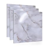 ＧＵ ＭＯＤＥフロアタイル大理石【グロスタイプ】高光沢 接着剤不要 厚手2mm 貼るだけ 置くだけ シール 粘着シート フローリングシート フロアタイル フロア DIY フローリングマット 初心者OK 賃貸OK 防水 防火 防音 床暖房対応 (グロス大理石調205, 24枚/3畳/長457.2x幅457.2x厚2mm)