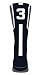 TCK Player Id Custom Number Crew Sock (#3 - Single Sock, Small)