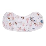 DGLDCSHUAI Baby-Spucktuch, 4-lagig, super saugfähig, weiche Baumwolle, waschbares Stoff-Lätzchen für und Mädchen