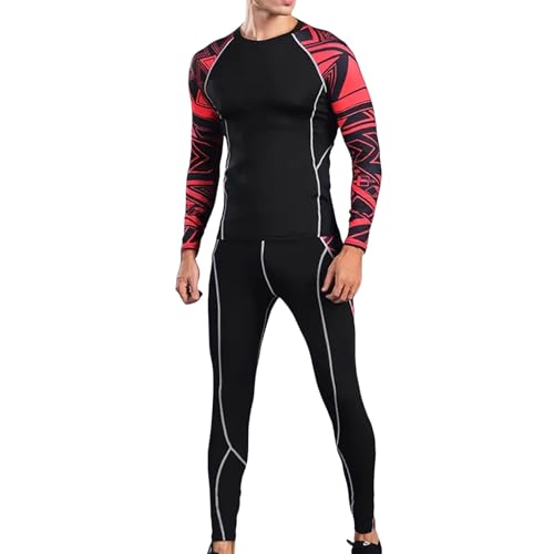 Generisch Conjunto de maillot de ciclismo para hombre, de manga corta, transpirable, de secado rápido, camiseta de ciclismo + pantalones largos suaves, maillot y pantalones cortos con acolchado para