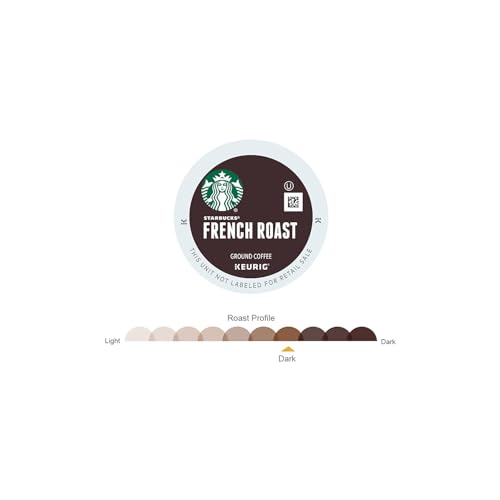 Image of Starbucks French Roast Coffee Keurig K-Cup Pods, Dark Roast, 96 /Carton (SBK18996CT)