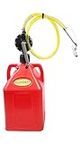 FLO-FAST Pro 15-Gallon Fluid Transfer KIT with High-Flow Pump – 8 GPM, Portable, Durable, Made in USA – Marine, ATV, Automotive, Agriculture (Red)