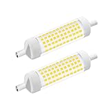 led r7s 118mm dimmable 300w 【Sin parpadeo regulable】Revestimiento LED R7s de 118mm regulable J118 20W. Compatible con varios atenuadores que tienen un gran efecto de atenuación del 25% al 100%. (No: la bombilla parpadeará si su atenuador no es compatible con nuestras bombillas R7S).