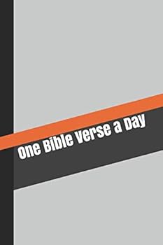Paperback One Bible Verse a Day: A Scripture Writing Journal for a Year of Daily Devotions for Adults and Youth with Light Gray Cover Book