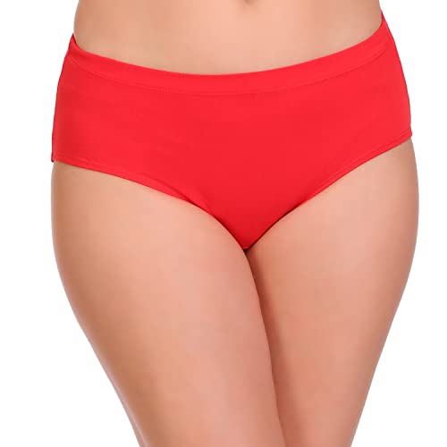 Image of SONA Women's Soft Cotton Inner Elastic Plain Daily Use Hipster Panties
