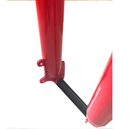 Bicycle Red Fork 26" And 1 1/8" Headset Combo- Triple Tree Suspension Fork W/Double Shoulder-Gas Motorized Bike #TOP5