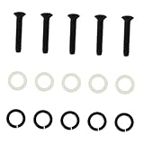 WESIEVYA 1juego Tornillos y Arandelas Para De Guitarra Compatible Acústicas y Eléctricas Instalación y Reemplazo