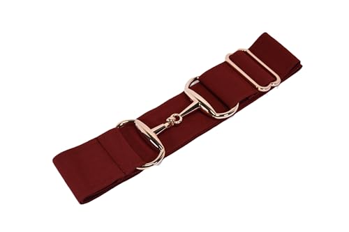 4pc Gift Set -2 inch Luxury Equestrian Belt, Elastic Riding Belt with Snaffle Bit Buckle, belts for riding breeches3