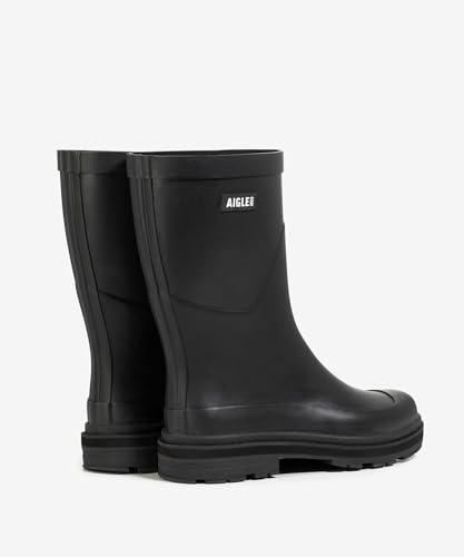 Aigle Damen Mid RainRain Boot, 9000 Black, 39 EU