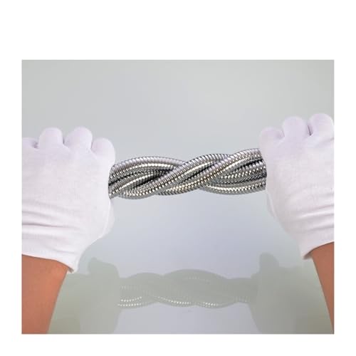 Manguera de ducha de acero inoxidable encriptada y flexible de 3 metros 6