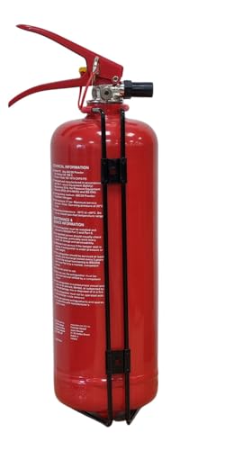 2KG Dry Powder Fire Extinguisher & 1m x 1m Soft Case Fire Blanket