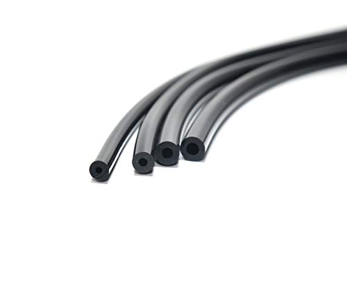 Lti Universal High Performance 4 Size 5 Feet Length 3Mm/4Mm/5Mm/6Mm Inner Diameter Silicone Air Vacuum Hose Line Tubing (5Ft Black) #TOP1