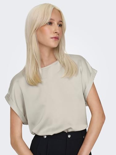 ONLY Onllieke S/S Satin Mix Top WVN Noos – Ansicht 3