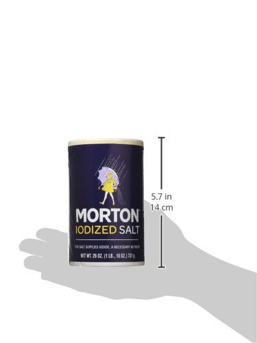 Morton Iodized Salt, 26 oz, (Pack of 4) - Thumbnail 4