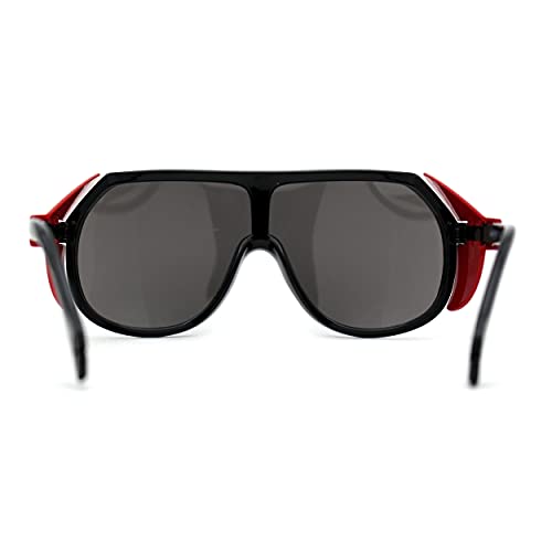 Color Mirror Windbreaker Visor Shield Racer Plastic Sunglasses4