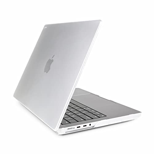 Moshi iGlaze Hardshell Case Compatible with MacBook Pro 14 inch Case 2021 2022 Release A2442 M1 Pro/Max, Hard Case Cover for MacBook Pro 14 inch with Liquid Retina XDR Display Touch ID - Matte Clear