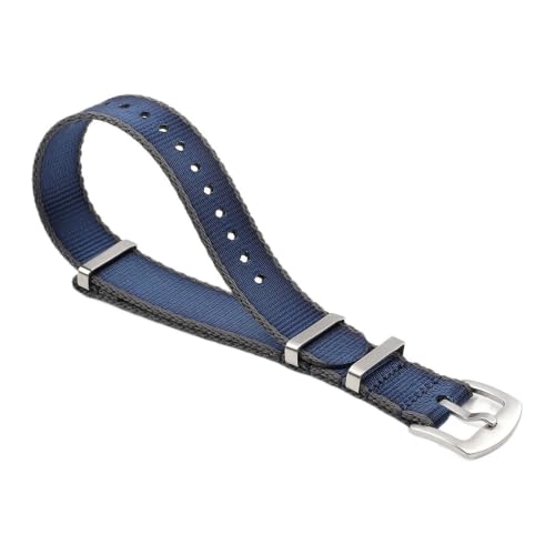 Bracelet de montre 20 mm nylon tissé long interchangeable 22 mm