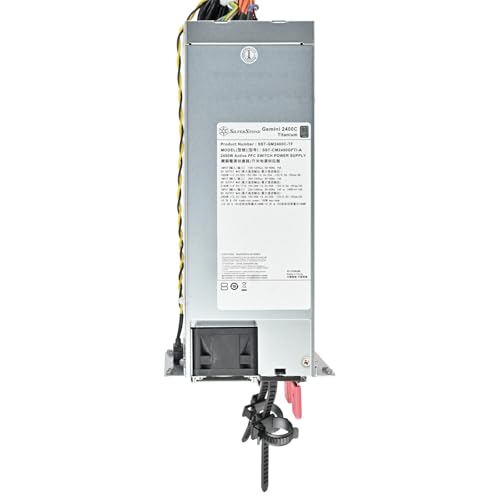 Image of Silverstone Technology Gemini 2400C Titanium 80PLUS Titanium 2400W+2400W 2U CRPS Redundant Power Supply, SST-GM2400C-TF