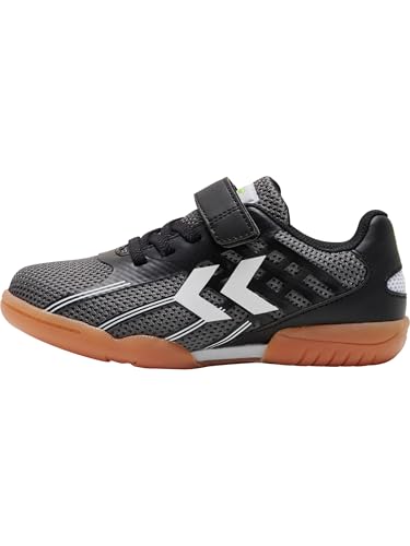 hummel Root Elite JR VC Handball Shoe, Black, 33 EU