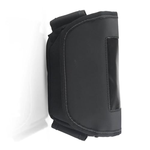 SVTSTRQE Borsa Laterale per Moto per Ducati per Hypermotard 950 Borsa Viaggio Impermeabile Universale Manubrio Moto(Nero)