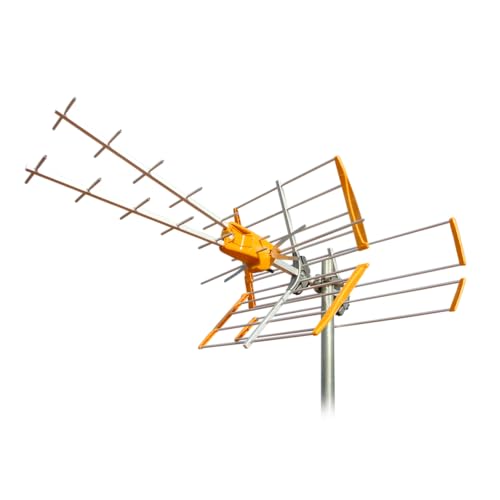 Televes 149321 Outdoor HDTV Antenna, UHF/VHF Digital TV Aerial, Aluminum Construction