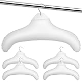 NUOBESTY Perchas Plegables Inflables de PVC para Ropa Set de 5 Unidades Diseño...
