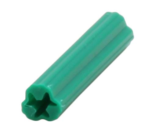 Crl 1/4" Hole 1-1/2" Length 10-12 Screw Expanding Plastic Screw Anchors - Package Of 100 #TOP4