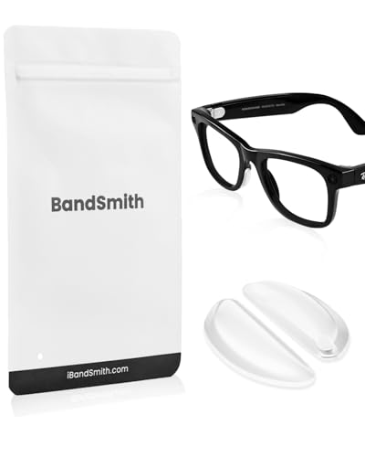 Compatible with Ray-Ban Meta Wayfarer Eyeglass Nose Pad, 8 Pairs Soft Silicone Nose Pads, Anti Slip Replacement Nose Pads