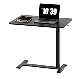 Sweetcrispy Overbed Bedside Table with Wheels, Adjustable Hospital & Home Use Bed Table,...