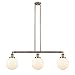INNOVATIONS LIGHTING 213-AC-G201-8-LED Large Beacon 3 Light Island Light, Antique Copper