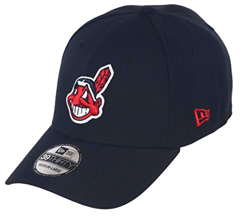 New Era Cleveland Indians Navy 39Thirty Stretchcap - S-M (6 3/8-7 1/4) New Era Cleveland Indians Navy 39Thirty Stretchcap - S-M (6 3/8-7 1/4)