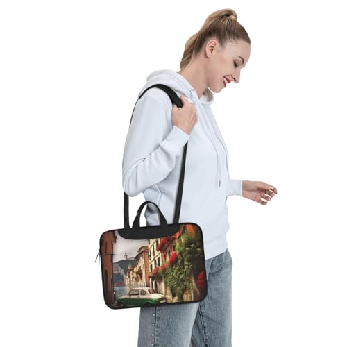 Bolso de hombro para laptop KHiry negro 14 pulgadas miniatura 7