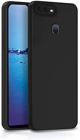 Pikkme Oppo F9 Pro/Realme 2 Pro/Realme U1 Back Cover Soft Matte Liquid Silicone TPU | Camera Protection | Shockproof Slim Back Case (Black)